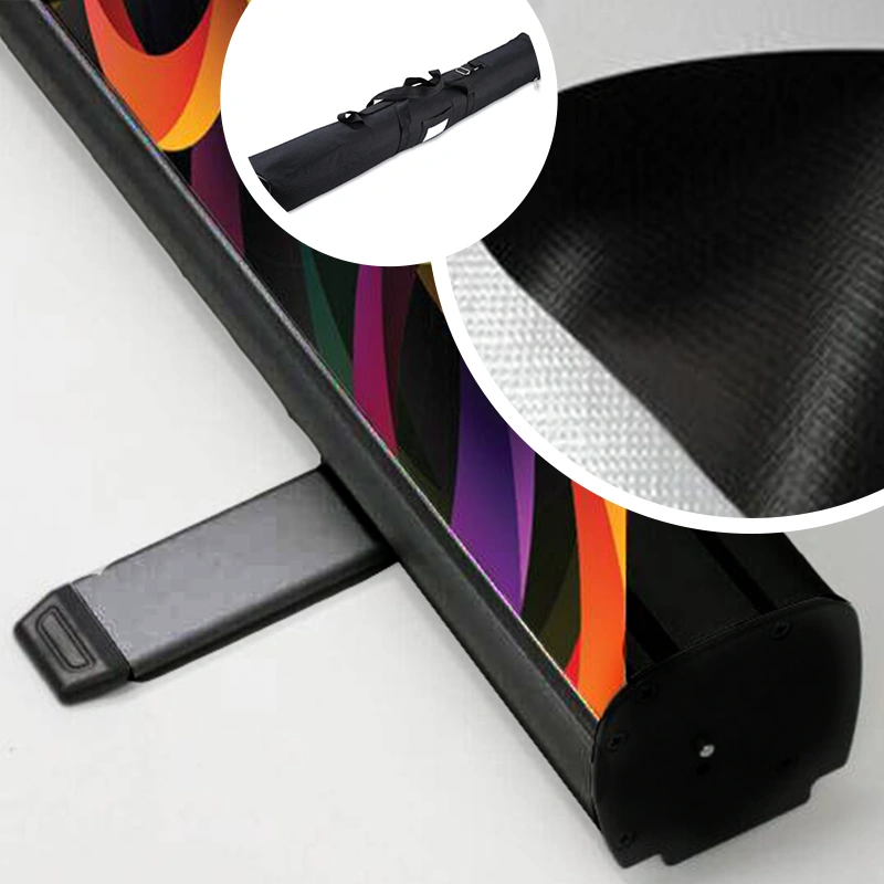 13oz Matte Vinyl Blackbase paper finish sample
