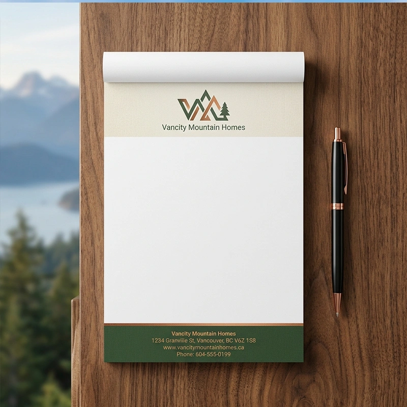 Notepads - Custom Print Mockup