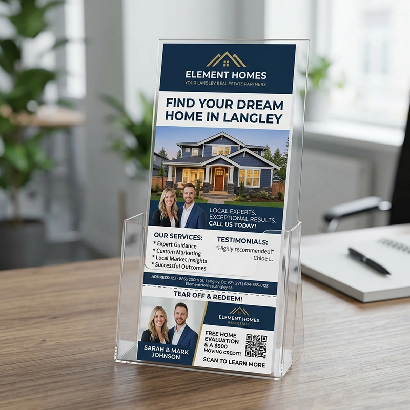 Tear Cards - Custom Print Mockup