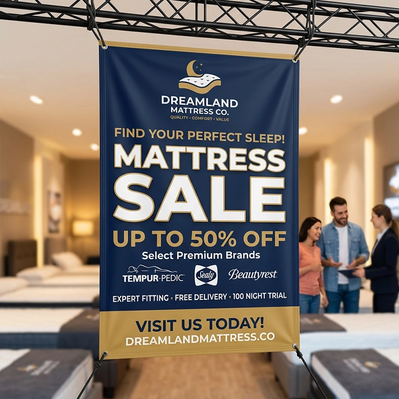 Vinyl Banners - Custom Print Mockup